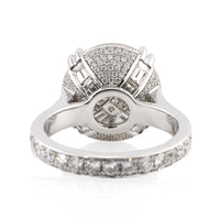 10.46ct Round Brilliant Cut Diamond Engagement Ring