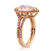 4.02ct Pear Shaped Diamond Engagement Ring