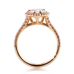 4.02ct Pear Shaped Diamond Engagement Ring
