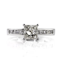 2.95ct Princess Cut Diamond Engagement Ring