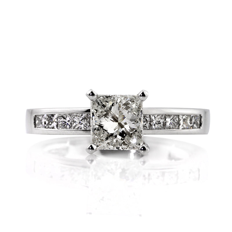 2.95ct Princess Cut Diamond Engagement Ring