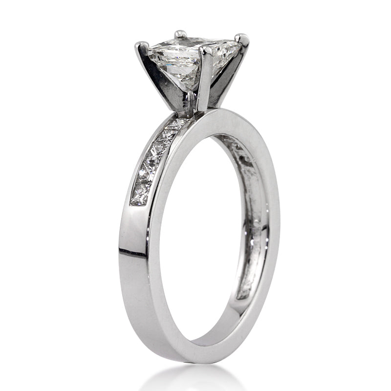2.95ct Princess Cut Diamond Engagement Ring