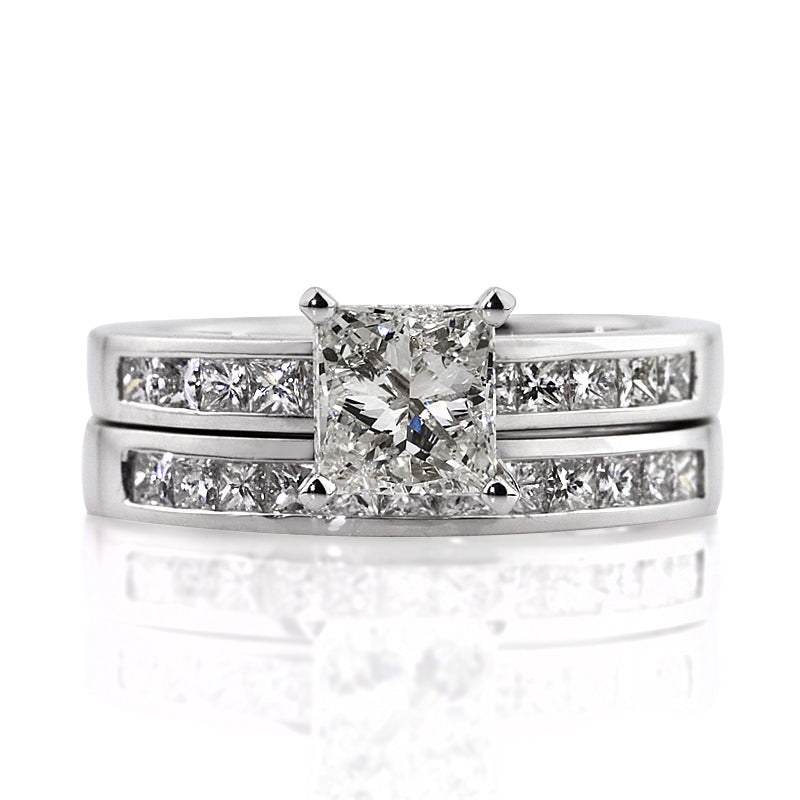 2.95ct Princess Cut Diamond Engagement Ring
