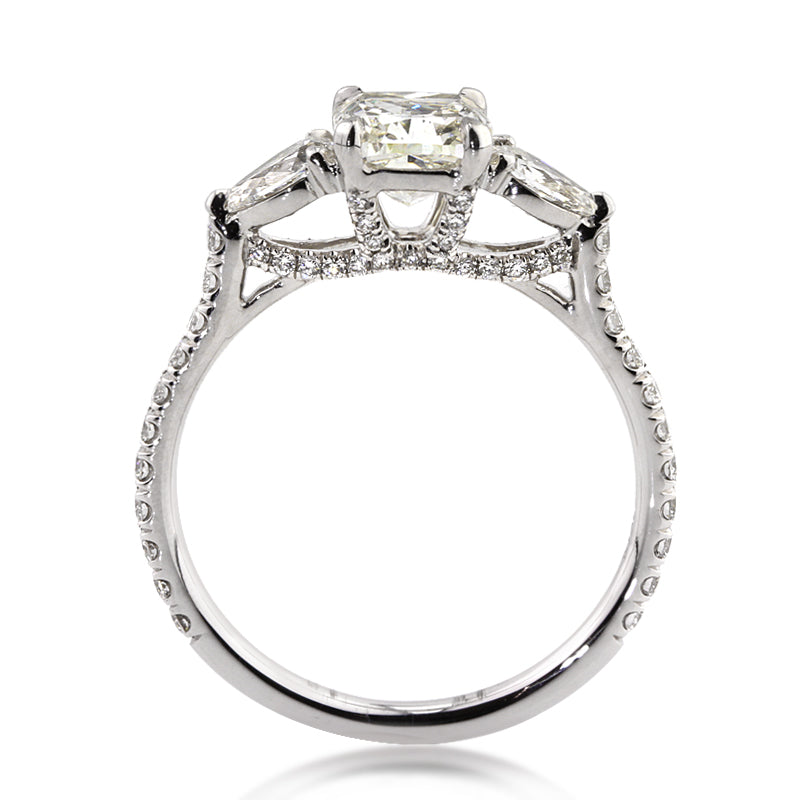 2.35ct Cushion Cut Diamond Engagement Ring