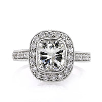 2.92ct Cushion Cut Diamond Engagement Ring