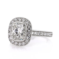2.92ct Cushion Cut Diamond Engagement Ring