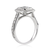 2.92ct Cushion Cut Diamond Engagement Ring
