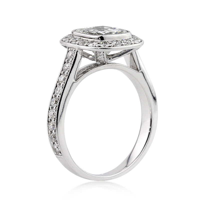 2.92ct Cushion Cut Diamond Engagement Ring