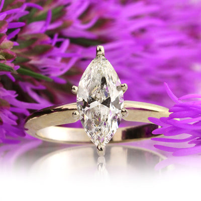 1.50ct Marquise Cut Diamond Engagement Ring