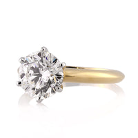 2.24ct Round Brilliant Cut Diamond Engagement Ring By Tiffany & Co.