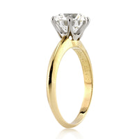 2.24ct Round Brilliant Cut Diamond Engagement Ring By Tiffany & Co.
