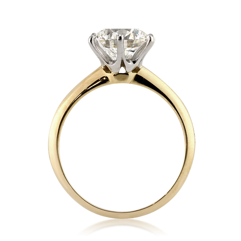 2.24ct Round Brilliant Cut Diamond Engagement Ring By Tiffany & Co.