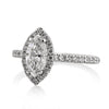 1.67ct Marquise Cut Diamond Engagement Ring