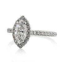 1.67ct Marquise Cut Diamond Engagement Ring