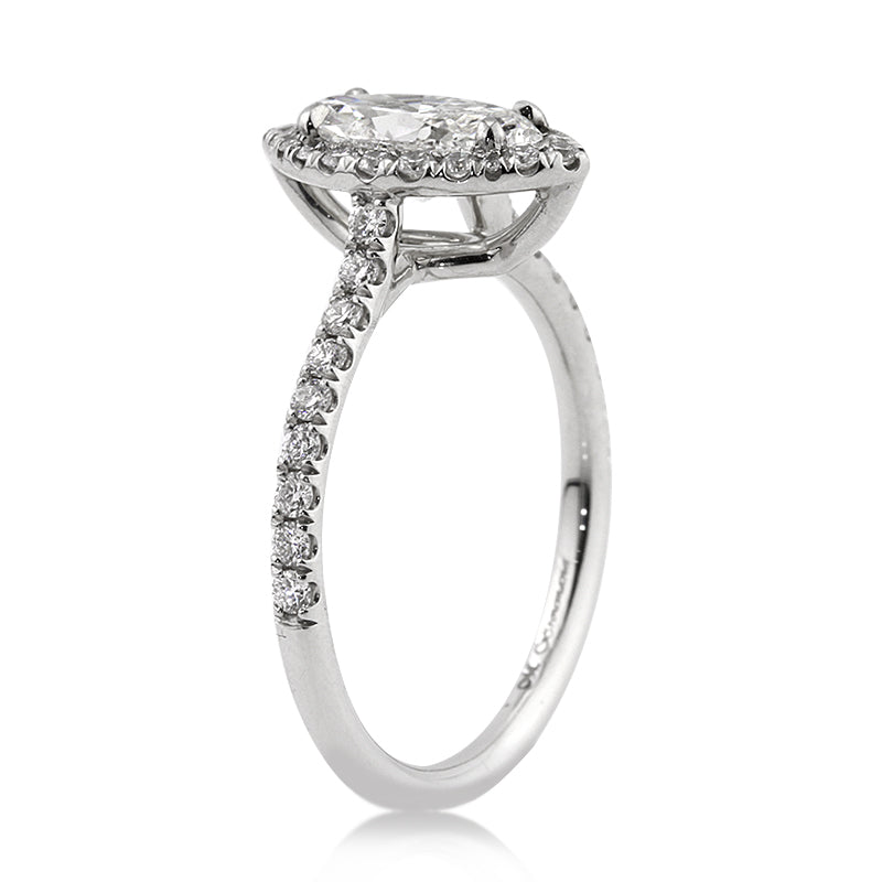1.67ct Marquise Cut Diamond Engagement Ring