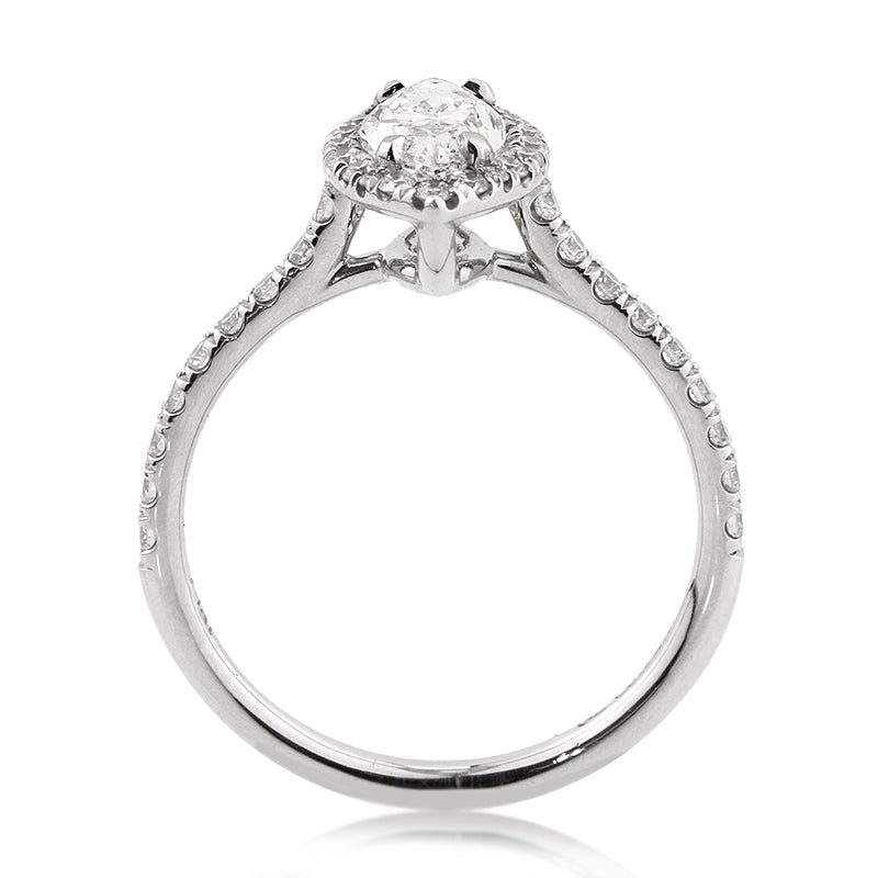 1.67ct Marquise Cut Diamond Engagement Ring