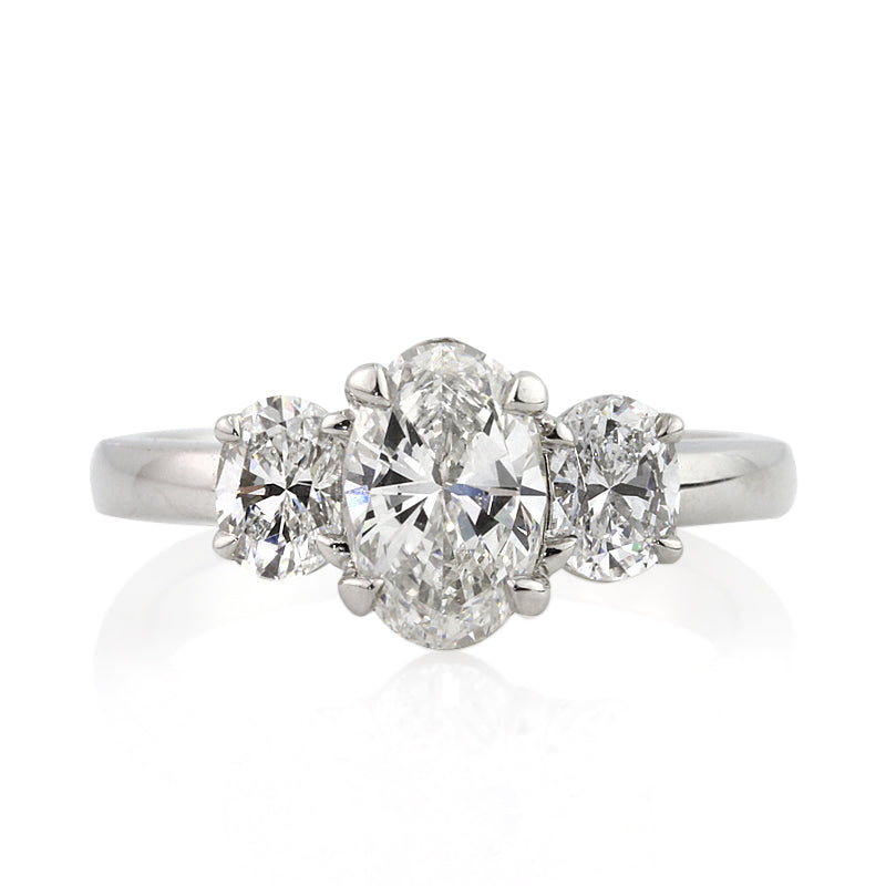 1.81ct Oval Cut Diamond Engagement Ring