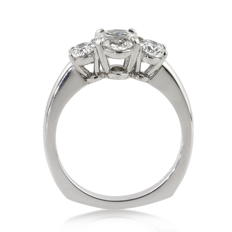 1.81ct Oval Cut Diamond Engagement Ring