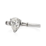 1.26ct Pear Shaped Diamond Engagement Ring