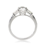 1.26ct Pear Shaped Diamond Engagement Ring