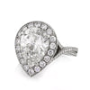 5.36ct Pear Shaped Diamond Engagement Ring
