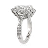 5.36ct Pear Shaped Diamond Engagement Ring