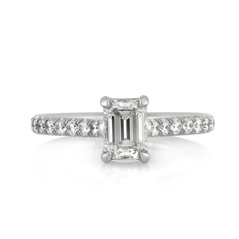 1.49ct Emerald Cut Diamond Engagement Ring