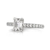 1.49ct Emerald Cut Diamond Engagement Ring