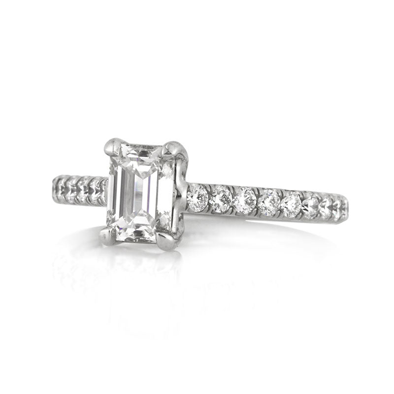 1.49ct Emerald Cut Diamond Engagement Ring
