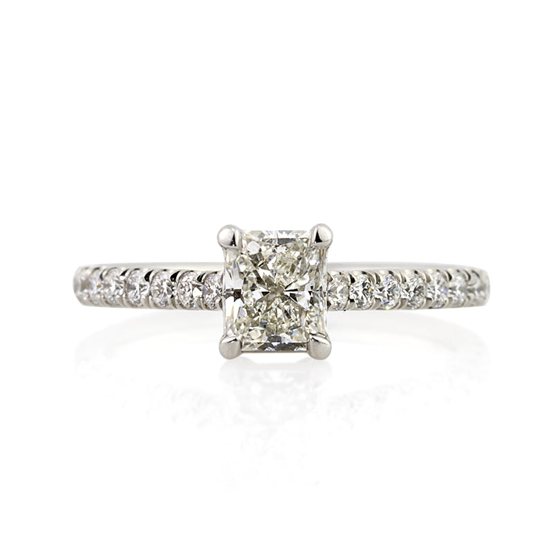 1.66ct Radiant Cut Diamond Engagement Ring