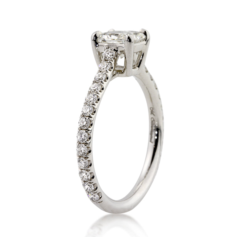 1.66ct Radiant Cut Diamond Engagement Ring