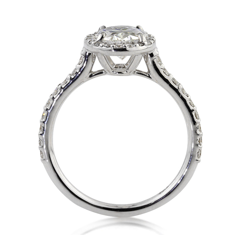 2.08ct Oval Cut Diamond Engagement Ring
