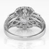 3.22ct Antique Cushion Brilliant Diamond Engagement Ring
