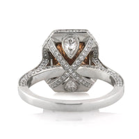 3.83ct Fancy Brown Yellow Radiant Cut Diamond Engagement Ring