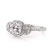 1.82ct Antique Cushion Brilliant Diamond Engagement Ring