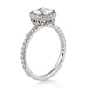 1.66ct Antique Cushion Brilliant Diamond Engagement Ring
