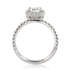 1.66ct Antique Cushion Brilliant Diamond Engagement Ring