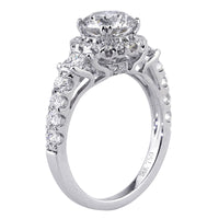 2.61ct Round Brilliant Cut Diamond Engagement Ring