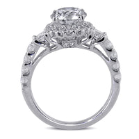 2.61ct Round Brilliant Cut Diamond Engagement Ring