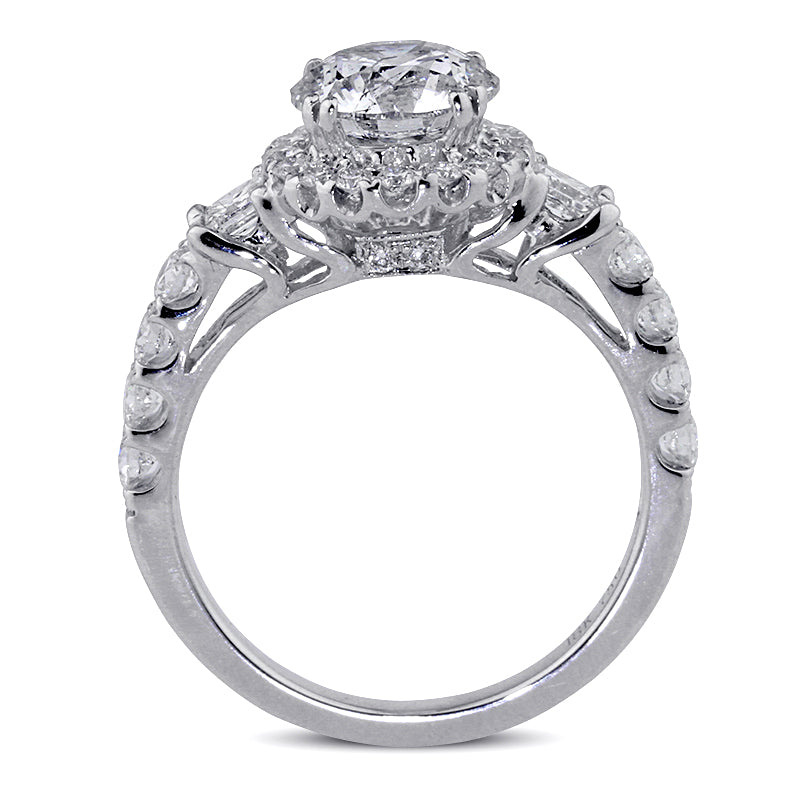 2.61ct Round Brilliant Cut Diamond Engagement Ring