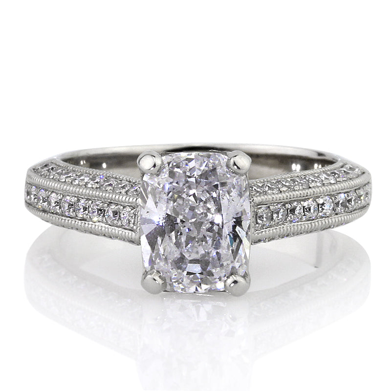 2.68ct Cushion Cut Diamond Engagement Ring