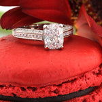 2.68ct Cushion Cut Diamond Engagement Ring