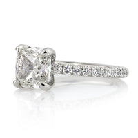 3.16ct Cushion Cut Diamond Engagement Ring