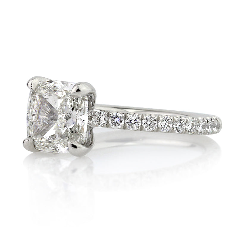 3.16ct Cushion Cut Diamond Engagement Ring