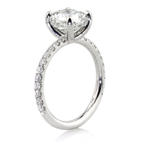 3.16ct Cushion Cut Diamond Engagement Ring