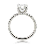3.16ct Cushion Cut Diamond Engagement Ring