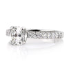 1.82ct Antique Cushion Brilliant Diamond Engagement Ring