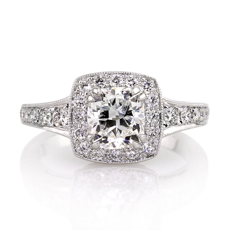 1.97ct Cushion Cut Diamond Engagement Ring