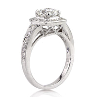 1.97ct Cushion Cut Diamond Engagement Ring