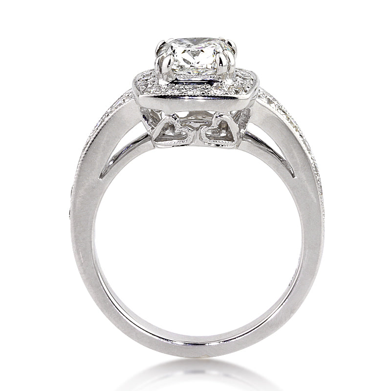 1.97ct Cushion Cut Diamond Engagement Ring